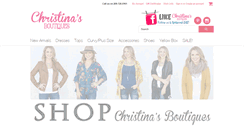 Desktop Screenshot of christinasboutiques.com